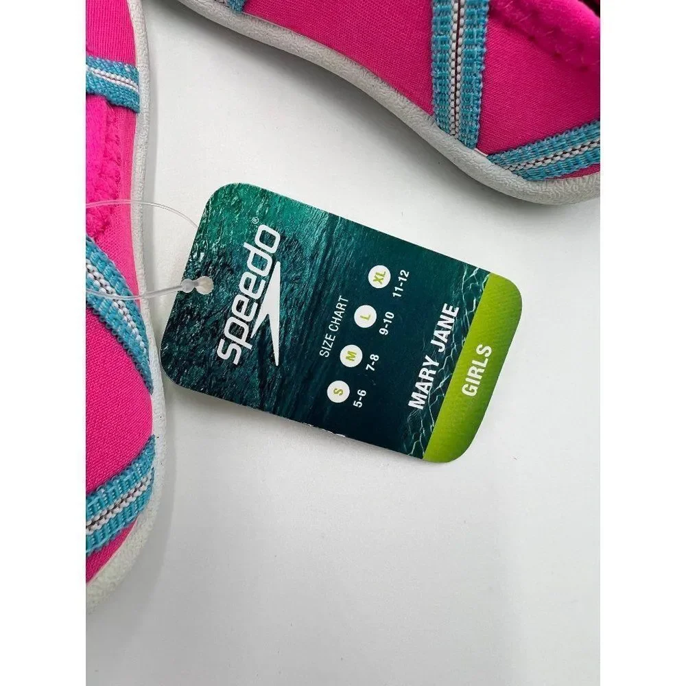 Brand New Speedo Swim Shoes Toddler‎ Girl Size 5 Color Pink